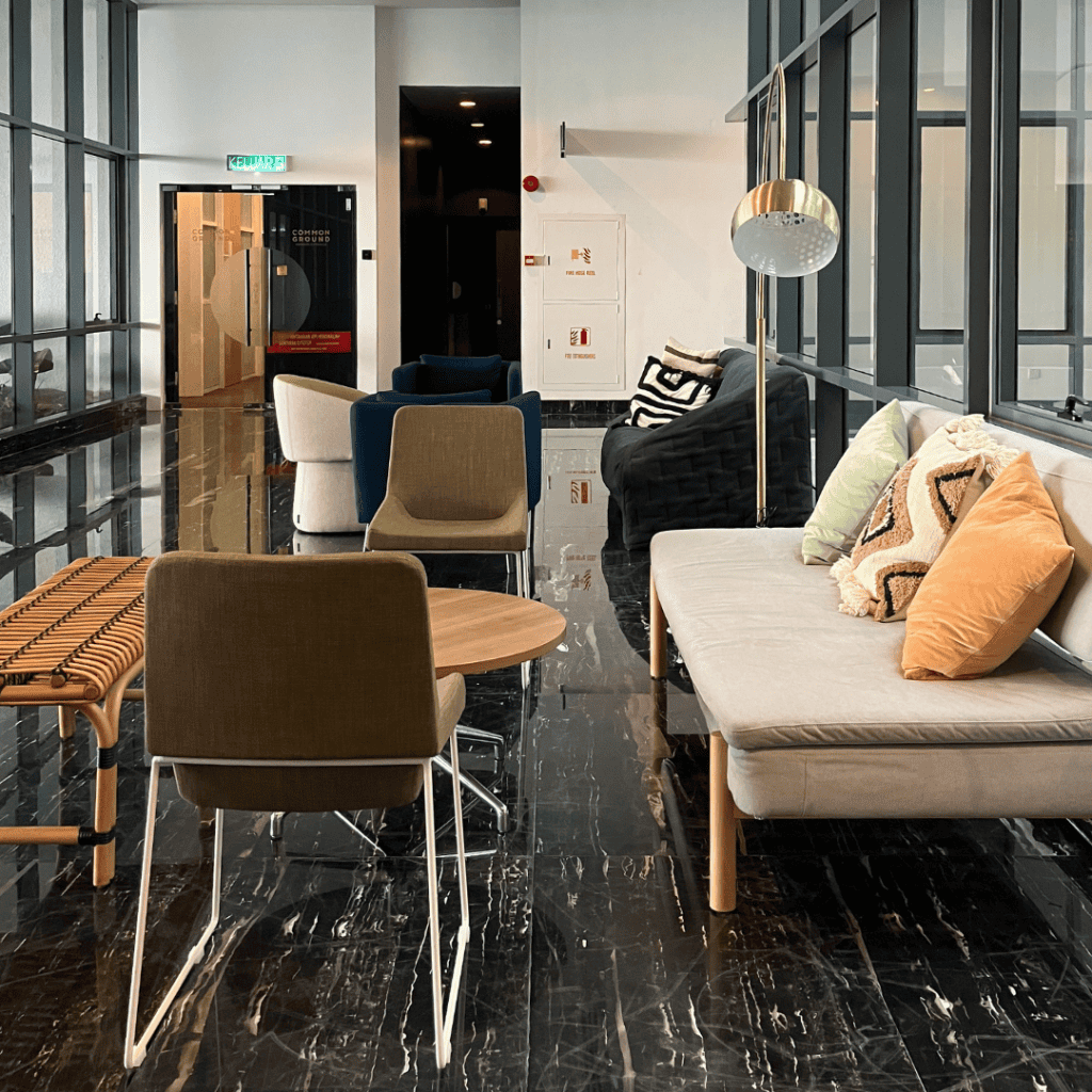 Office waiting area