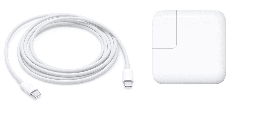 Apple 30W USB-C Power Brick and USB-C Charging Cable