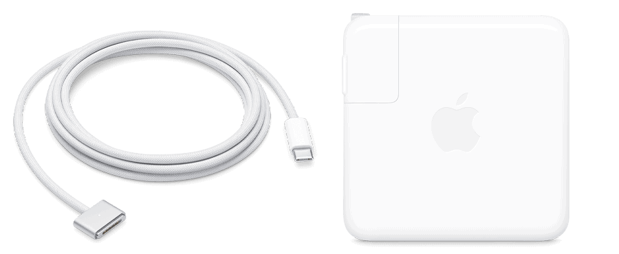 Apple 96W USB-C Power Brick and USB-C to MagSafe 3 Cable