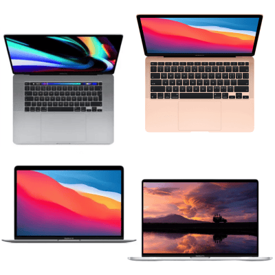 Different MacBook models