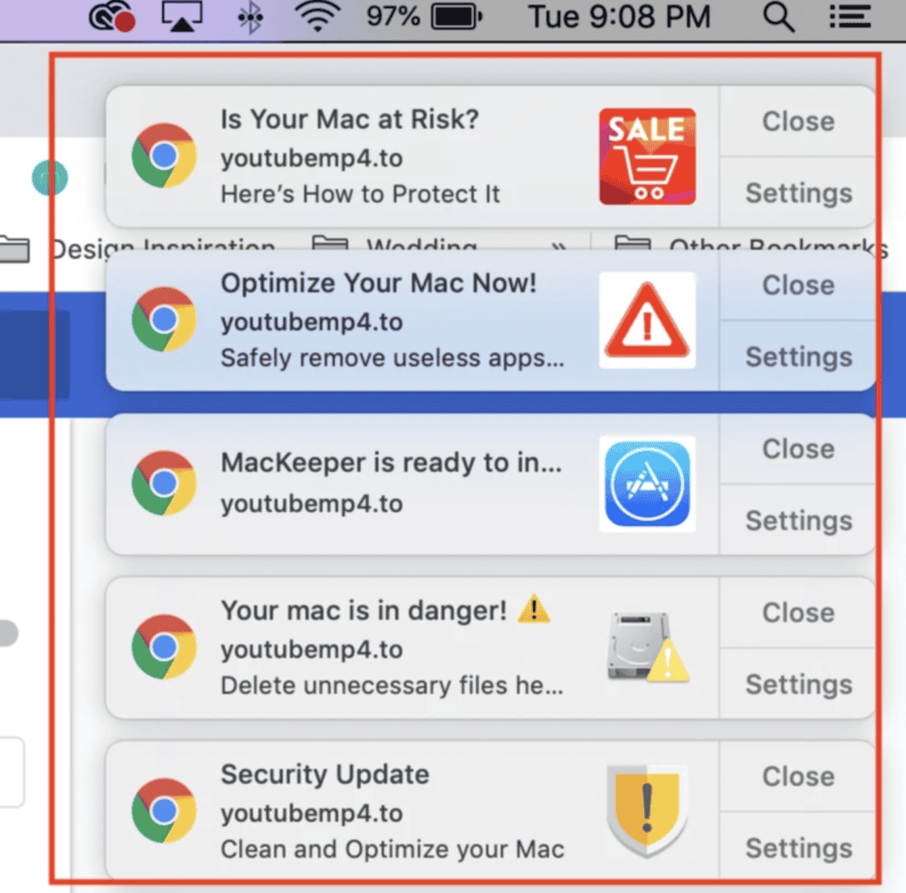 Spam Notifications on macOS