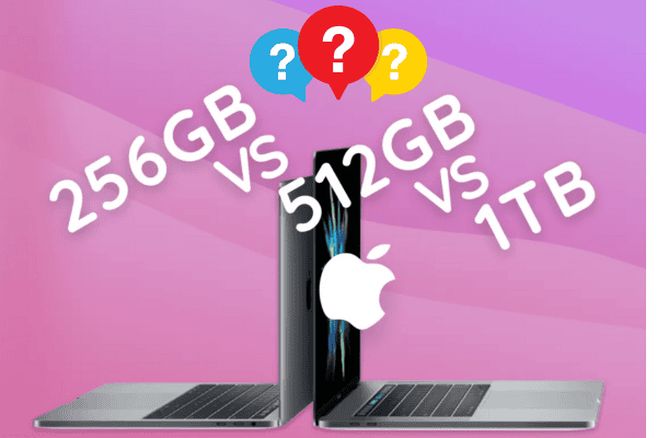 Mac Storage: 256GB, 512GB or 1TB